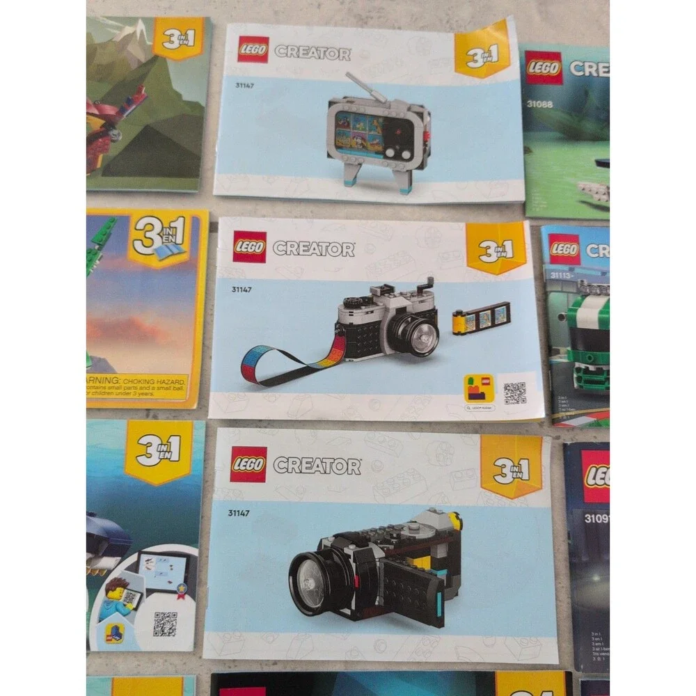 Lego Creator 3 in 1 Lot of 26 MANUALS ONLY